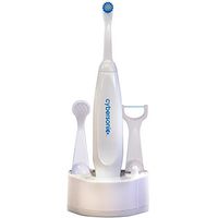 Cybersonic Classic Electric Toothbrush, Rechargable Power Toothbrush with Complete Dental Care Kit Including Tongue Scraper and Floss Heads