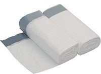 Besli 10 Gallon Drawstring Strong Trash Bag Garbage Bag (10 Gallon(90 Bags), White)