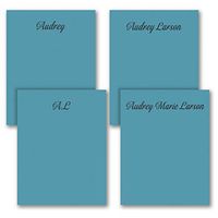 36pk Fabulous Foursome - Note Pad Gift Set - 100 Sheet - Blue-Paper and Stuffâ„¢