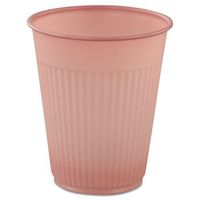 SOLO Cup Company Plastic Medical & Dental Cups, 5 oz. , Mauve, Fluted, 100/Bag