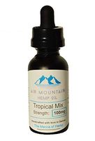 Air Mountain Hemp Oil [Tropical Mix] [Strength: 100mg] - Anxiety Relief - Social Anxiety Relief - Depersonalization Relief