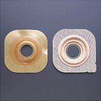 New Image FlexWear Standard Wear Convex Skin Barrier Without Tape - Color Code (R) Flange 2 1/4" Stoma 1 1/8" - Box of 5