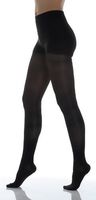 BriteLeafs Sheer Compression Pantyhose 20-30 mmHg, Firm Support, Closed Toe (Medium, Black)