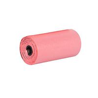 RICH-PO Disposable Degradable Garbage Medium Trash Bags,Bathroom Kitchen Garbage Bags Plastic Wastebasket Liners for Home and Office (Pink)