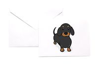 Dachshund Stationery Note Card Set