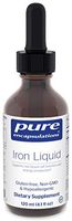 Pure Encapsulations - Iron Liquid - Hypoallergenic Supplement Supports Hemoglobin and Myoglobin Function - 4.1 fl. oz.