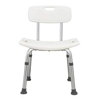 Aluminum Alloy Adjustable Shower Chair, Load-Bearing 150 kg Height Adjustable Disabled Anti-Slip Stool, Suitable for Elderly Pregnant Women and Children Bathing Stool