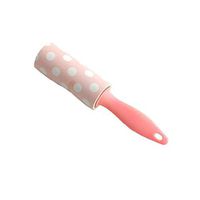 Mini Portable Lint Roller Pet Hair Remover Clothes Sticky Hair Roller Paper Roller 30 Tearï¼ˆPinkï¼‰