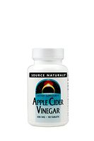 Source Naturals Apple Cider Vinegar Concentrate 500mg, Cell Protection, 35% Acetic Acid - 90 Tablets, Pack of 2