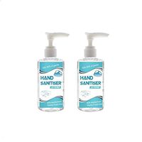 Bambus Hand Sanitizer Gel with Pump No Rinse Foam Hand Soap Gel Kill 99.99% Hand Sanitizers Wash-Free Disinfecting Cleaner, 60ml, 2 Pack