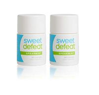 Sweet Defeat Spearmint Lozenges, Reduce Sugar Cravings in Seconds, Deter Snacking, 30 Count, Pack of 2