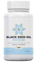 Cure Black Seed Oil - 90 Softgel Capsules, 1000 mg (Non-GMO, 100% Cold-Pressed, Halal, Gluten-Free) - Nigella Sativa (Black Cumin Seed Oil), Omega 6 & 9, Increase Health and Boost Immunity
