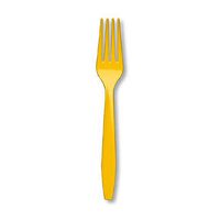 Yellow Sunshine Premium Quality Forks 48ct