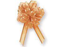Sheer Gift Pull Bow with Satin Edge 12 Count - 4" - Gold