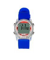 WobL+ World's Smallest & Best Waterproof Vibrating 9 Alarms + Countdown Timer Wristwatch for Sports/Medicine/Meeting/Potty Reminders, Blue