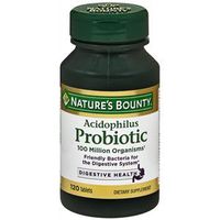 Nature's Bounty Probiotic Acidophilus 360 Tablets (3 X 120 Count Bottles)