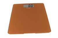 Escali B200CN Glass Platform Bathroom Body Scale, Low Profile, LCD Digital Display,  440lb Capacity, Cinnamon