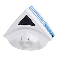 WXKER Magnetic Window Cleaner Glass Wiper Cleaner, Adjustable Magnetic Glass Wiper Glider Washing Brush Tools for Double Glazed Windows Fit to 2.4"-4"cm Window Thickness.