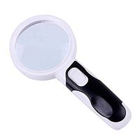 YSHS Handheld Magnifier -Optical Band Led Light Reading 100Mm Antique Ready Map Newspaper Magnifying Glass 20 Times High Definition