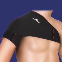 Thermoskin Shoulder Supports - Single Sports, Black, L, Chest Circ: 40-1/2"-43" (102.9-109.2cm)