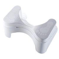 Toilet stool 453521cm Step Ottoman Pedal Stool Toilet Step Stool Footpit Stool (Color : White)