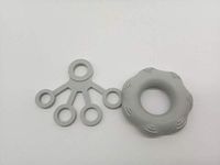 ZENGZHIJIE Squeeze Stress Balls for Hand, Finger and Grip (Color : Gray 30Ib)