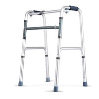 Walkers for Seniors with Seat Folding Walker, Lightweight Aluminum Alloy Adjustable Mobility Walking Aid for The Elderly, Disabled, Non-Slip Rolling Walkers