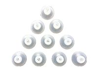 Jungle Care Hearing Aid Ear Piece Closed Domes 9mm 10-Pack Comfortable PSAP (Personal Sound Amplifiers Product) Kit Ear Tips Invisible, Perfect for Open Air (Open fit), Except for RIC