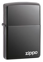 Zippo Black Ice Pocket Lighter with Zippo Logo