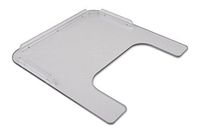 3/8 Inch Polycarbonate Wheelchair Tray with Rim