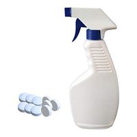 Norbi Multi Functional Effervescent Spray Cleaner with 1 Spray Bottle Effervescent Tablets Cleaner for Cleaning Car Windshield Kitchen Window Concentrate Home Cleaning Tool(10pcs with 1 Bottle)