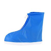 Durable Shoe Covers - Women Men Casual Waterproof Prevent Slippery Shoe Cover Water Shoe for Outdoor Travel (Blue, US:11.5)