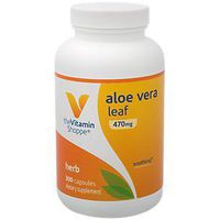 The Vitamin Shoppe Aloe Vera Leaf 470 MG Soothing Herbal Supplement (300 Capsules)