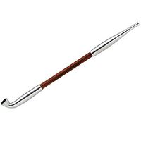 TSUGE Japanese Silver Tabacco Pipe MARUFUKU GISERU Gin (L) #50930