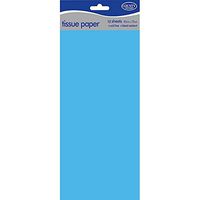 County 10 Sheets Plain Tissue Paper Pack of 12 (One Size) (Light Blue)