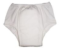 Baby Pants Adult - My First Training Pants - Medium White