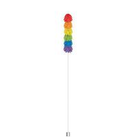amscan 115563 Balloon Tissue Tassel-Primary Party Supplies, Multi