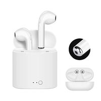 Valentine Electronics | i7S Wireless Earbuds | Stereo Sound Built-in Mic Waterproof Noise Canceling TWS Headphones | Smart Sports Earphones for Samsung Huawei