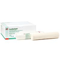 Lenkelast Medium Stretch Bandage, Elastic Compression Brandage with 130% Stretch, Lymphedema & Swelling Wrap, 64% Cotton, 35% Polyamide, 1% Elastane, Single Roll, 20 cm x 5 m