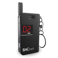 BACtrack Keychain Breathalyzer Portable Keyring Breath Alcohol Tester, Black