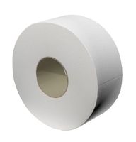 Solaris Paper 23724 Livi Basic Plain Jumbo Bath Tissue, 2 Ply, 3.3" x 850', 850 feet, White (Pack of 12)