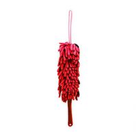 HoneyGod Cartoon Dust Duster Home Computer Cleaning Brush Cartoon Animal Chenille Duster, Microfiber Handheld Duster (Red)