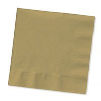 Glittering Gold Dinner Napkins (3-Ply)(25 Pack)