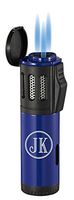 Personalized Visol Artemis Blue Triple Torch Flame Cigar Lighter - Free Engraving (Two Initials)