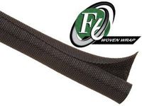 TechFlex F6 Woven Wrap 3/16" 10' Wiring Split Wire Covering F6W0.19BK