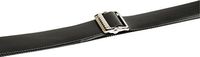 Sammons Preston Quick Clean Gait Belt, 72" Long, Black, Metal Buckle, Secure Mobility Transfer Assist Device for Patient Transport to Bed, Chair, Car, Caregiver & Nurse Medical Safety Aid