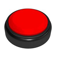 Talking Clock, Easy to Use Large Push Button Speaks The Time and Date and Day of Week for Elderly, Visually Impaired or Blind with Alarm Feature