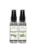 EuroSpa Aromatics Pure Eucalyptus Oil ShowerMist and Steam Room Spray, All-Natural Premium Aromatherapy Essential Oils - Variety Pack, 2 oz