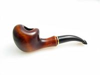 Fashion Pear Wood Tobacco Smoking Pipe Handcrafted "Apple" + Pouch!
