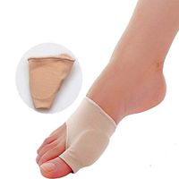 2 piece/double stretch nylon socks Hallux Valgus cushion thumb set toe separator thumb Valgus Protector pedicure Quist foot care